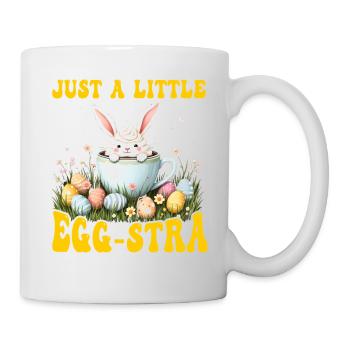 Just a little Egg-stra - Mug - white - Right