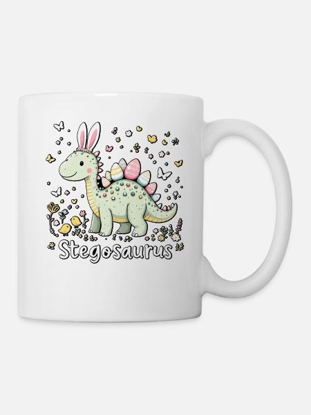 Stegosaurus - Tasse - Weiß