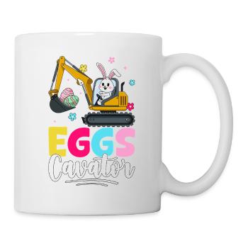 Eier Kavator - Tasse - Weiß - Rechts