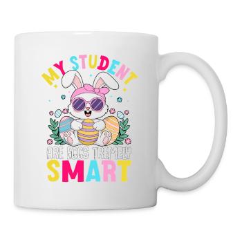 Mes élèves sont des œufs extrêmement intelligents - Mug blanc - blanc - Droite