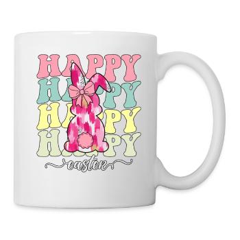 Frohe Ostern - Tasse - Weiß - Rechts