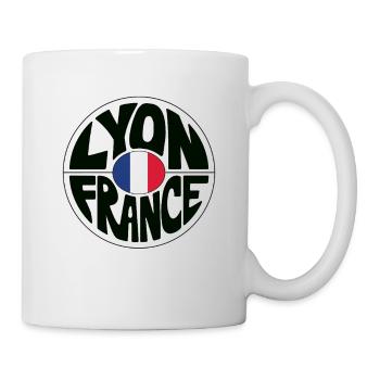 Lyon, France - Mug blanc - blanc - Droite