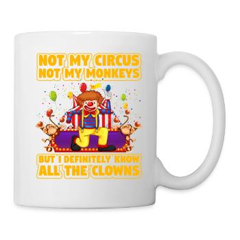 Not my Circus not my Monkeys but I definitely know - Mug - white - Right