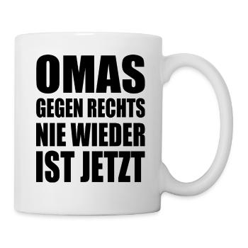 Omas gegen rechts - Tasse - Weiß - Rechts