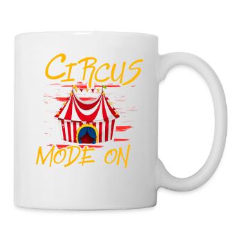 Zirkusmodus Ein - Tasse - Weiß - Rechts