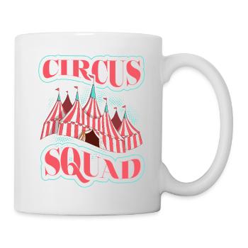 Zirkus-Truppe - Tasse - Weiß - Rechts