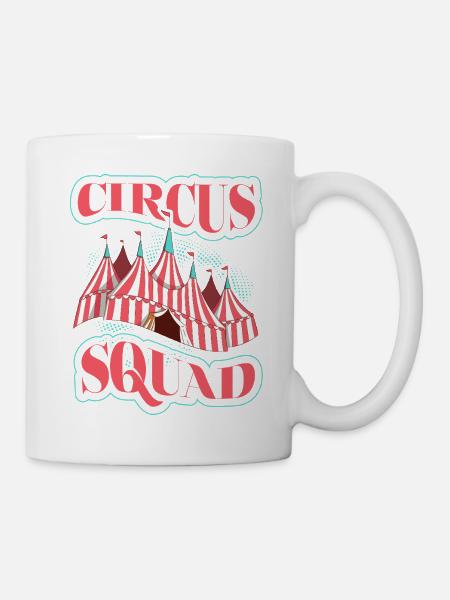 Zirkus-Truppe - Tasse - Weiß