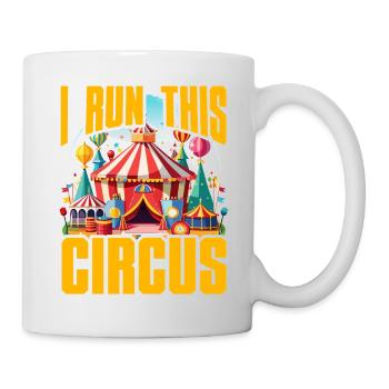 Je dirige ce cirque - Mug blanc - blanc - Droite