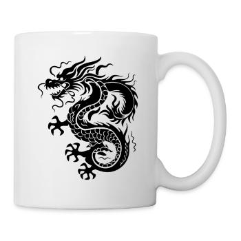 Dragon Fantasy Magic Mysticism Mythology Art - Mug - white - Right