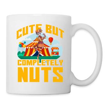 Mignon mais complètement fou - Mug blanc - blanc - Droite