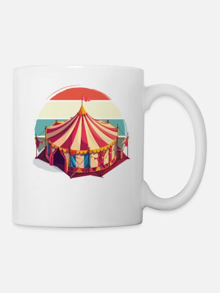 Zircus - Tasse - Weiß