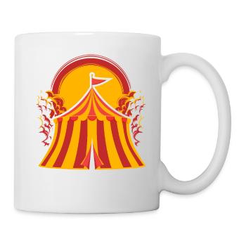 Zircus - Tasse - Weiß - Rechts