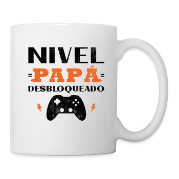 Vater-Level freigeschaltet Beabsichtigte Eltern - Tasse - Weiß - Rechts