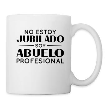 Je ne suis pas à la retraite, je suis un grand-père professionnel - Mug blanc - blanc - Droite