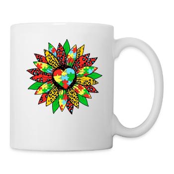 Autism Flower - Mug - white - Right