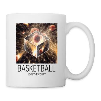 Basketball Feu Joueur de basket-ball Fan Dunking Sport - Mug blanc - blanc - Droite