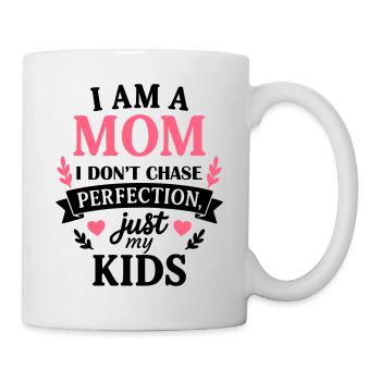 Mom Not Perfect Mother's Day Gift Mother's Day - Mug - white - Right