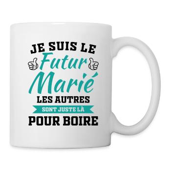 I'm the Groom-to-be Humor Gift-to-Groom - Mug - white - Right