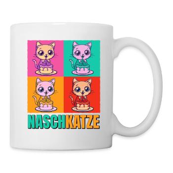 Gâteau pour chat dent sucrée Gâteau Snacking Pâtisserie Sucré - Mug blanc - blanc - Droite