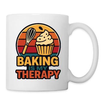 Gebäck – Retro Gebäck Design - Tasse - Weiß - Rechts