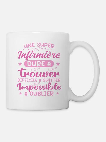Une Super Infirmière - Cadeau infirmière - Mug blanc - blanc