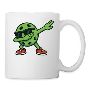 Lunettes de soleil cool pickleball cartoon Dabbing Dab - Mug blanc - blanc - Droite