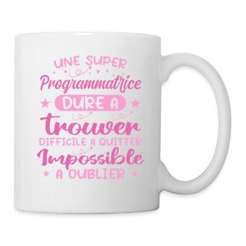 A Super Programmer - Programmer Gift - Mug - white - Right