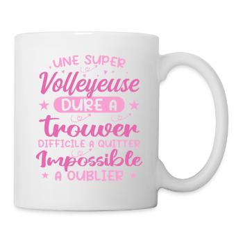 Ein Super Volleyball Spieler - Volleyball Spieler Geschenk - Tasse - Weiß - Rechts