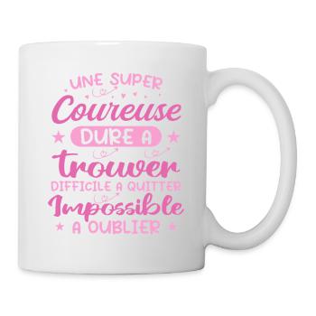 Ein Super Runner - Läufer Geschenk - Tasse - Weiß - Rechts