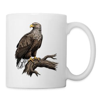 Seeadler Haliaeetus Albicilla - Tasse - Weiß - Rechts