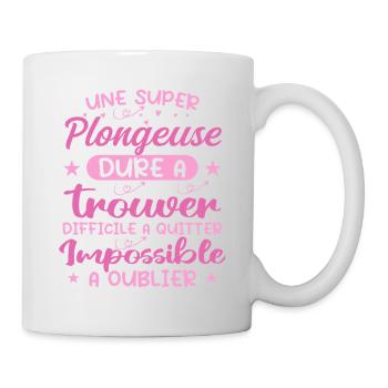 Ein Super Diver - Diver Geschenk - Tasse - Weiß - Rechts