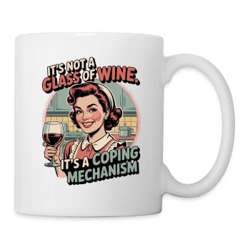 Sarcastic Its Not A Glass Of Wine - Mug - white - Right