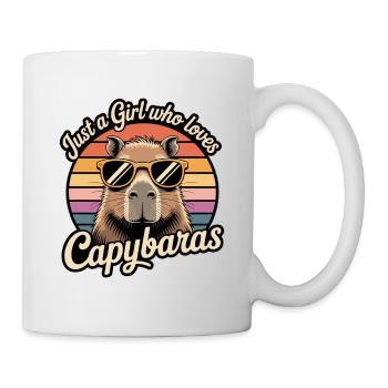 Nur ein Mädchen, das Capybaras liebt - Tasse - Weiß - Rechts