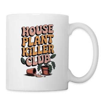 Club de tueur de plantes d’intérieur - Mug blanc - blanc - Droite
