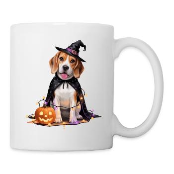 Beagle Chien Halloween - Mug blanc - blanc - Droite