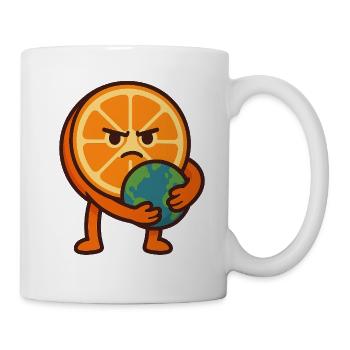 The Orange Protector - Mug - white - Right