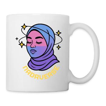 Nadaverse Hijab Sternenlicht - Tasse - Weiß - Rechts
