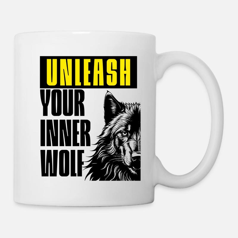 Libérez le loup - Mug blanc - blanc