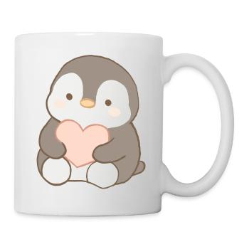 Pingouin - Mug blanc - blanc - Droite