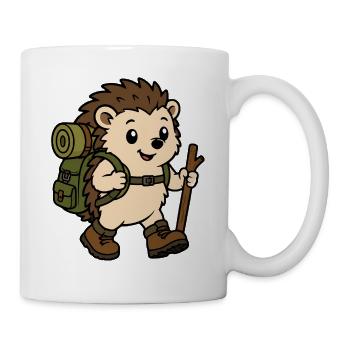 Écureuil Aventurier Errant - Mug blanc - blanc - Droite