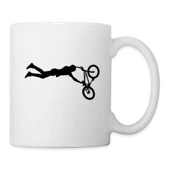 BMX Fahrrad Sport - Tasse - Weiß - Rechts
