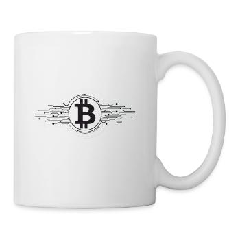 Bitcoin Logo - Mug blanc - blanc - Droite