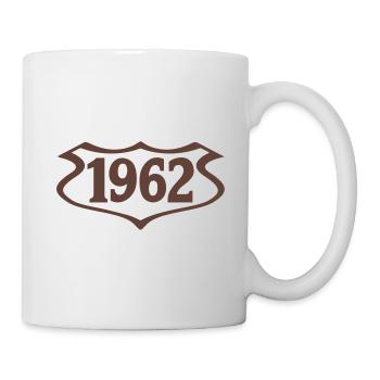 1962_shield - Mug blanc - blanc - Droite