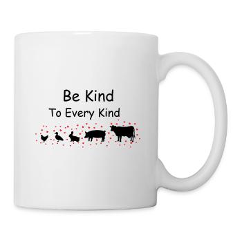 Vegan Vegetarian Veganism Animal Love Animal Rights - Mug - white - Right