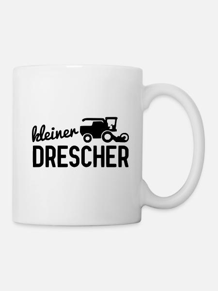 Kleiner Drescher - Tasse - Weiß