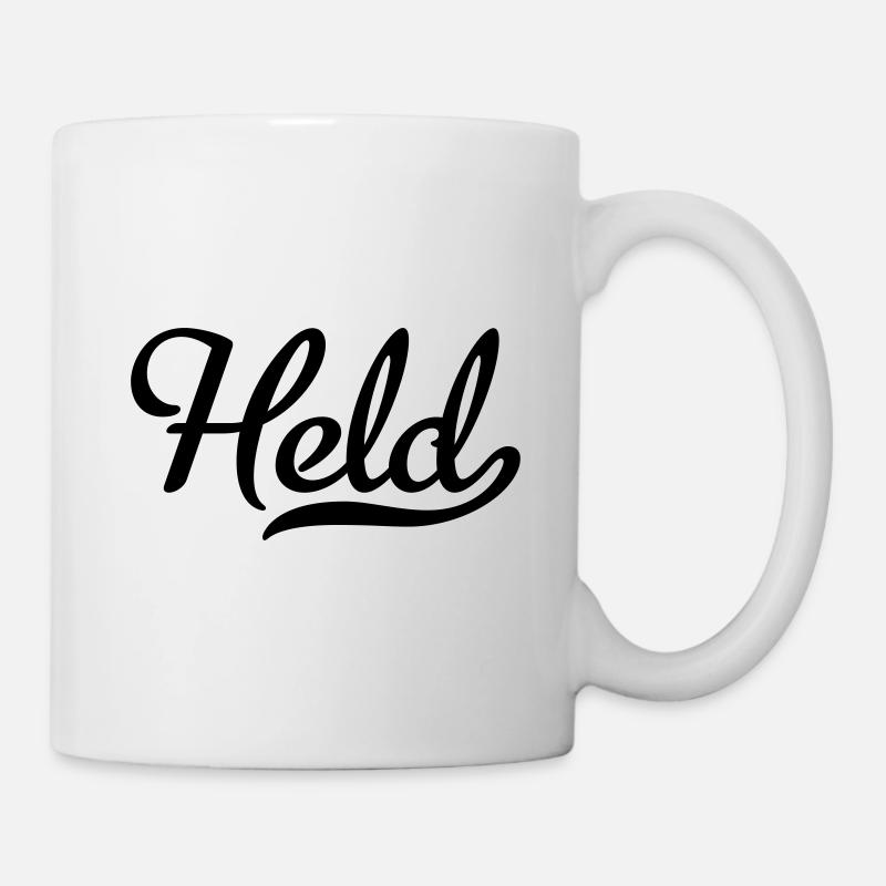 Held - Tasse - Weiß