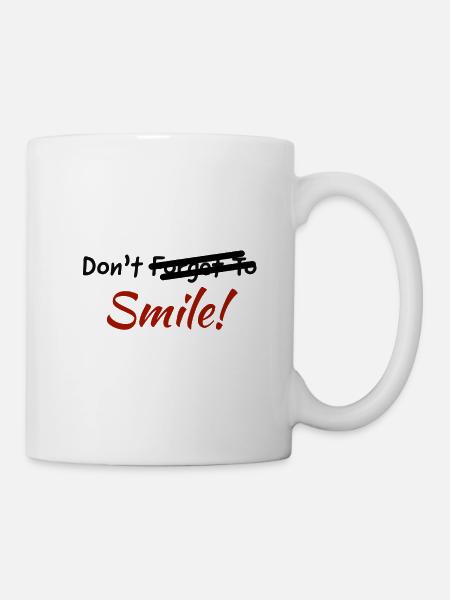 Ne souriez pas - Joker - Mug blanc - blanc