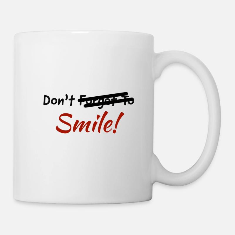 Ne souriez pas - Joker - Mug blanc - blanc