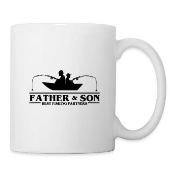 Father and Son Best Fishing Partners Fish Fish - Mug - white - Right