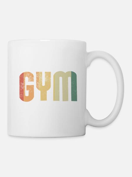Gym Sport Kraftsport - Tasse - Weiß